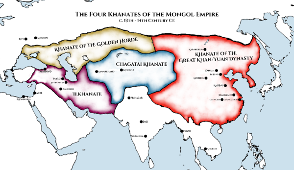 Mongol Empire map Mongol Empire map