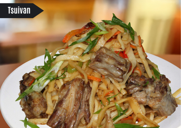 Mongolian Dishes Tsuivan